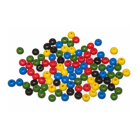 Koraliki drewniane Brewis 8mm Mix, 100szt